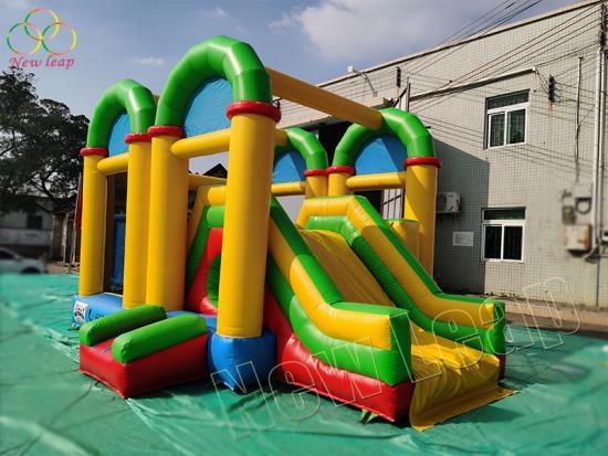 cheap Backyard PVC Commercial Inflatable Jumping Bounce House with Slide Combo